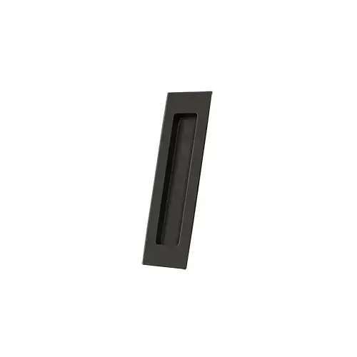 Flush Pull, Rectangular, HD, 7" x 1-7/8" x 3/8", Solid Brass in Oil-rubbed Bronze