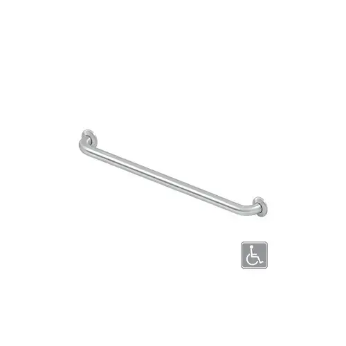 30" Center To Center Straight Grab Bar With Concealed Screw Stainless Steel