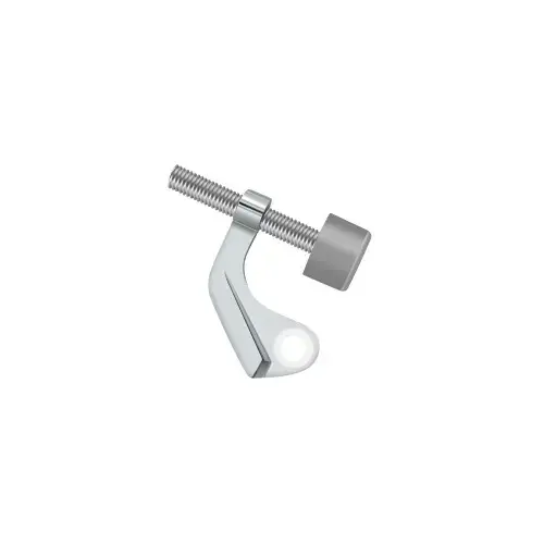 Hinge Mounted Pin Stop For Steel Hinge Polished Chrome