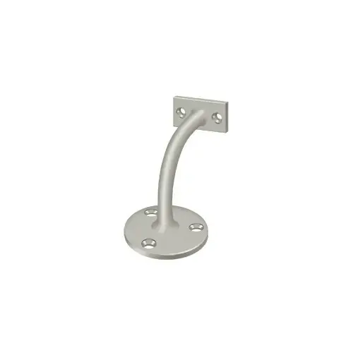 Handrail Brackets, 3-1/4" Projection Light Duty in Brushed Nickel