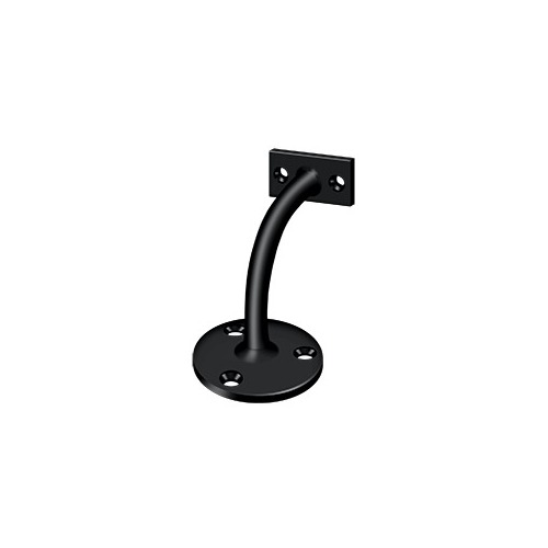 Deltana HRC175U19 Handrail Brackets, 3-1/4" Projection Light Duty in Paint Black