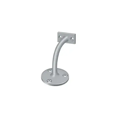 Handrail Brackets, 3-1/4" Projection Light Duty in Brushed Chrome