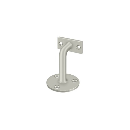 3" Projection Flat Hand Rail Bracket Satin Nickel