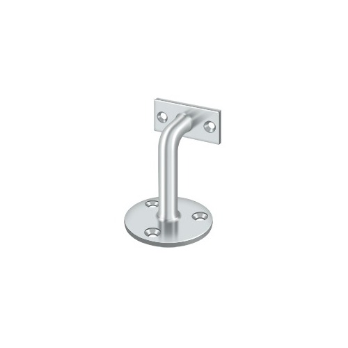 Flat Hand Rail Bracket Polished Chrome