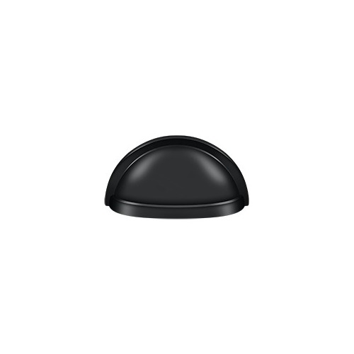 Oval Shell Handle Pull 3-1/2" in Paint Black