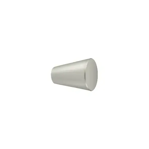 1" Projection Conical Cabinet Door Knob Satin Nickel - pack of 10