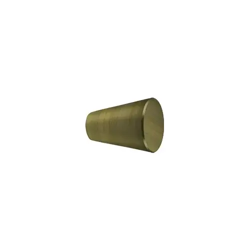 Knob Cone Cabinet 1" in Antique Brass