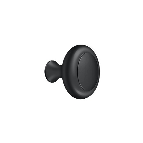 1-3/4" Diameter Heavy Duty Round Cabinet Knob Paint Black - pack of 10