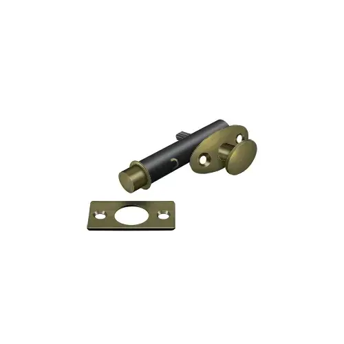 Deltana MB175U5 Mortise Bolt in Antique Brass