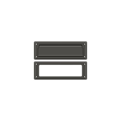 Mail Slot 8-7/8" with Interior Frame in Oil-rubbed Bronze