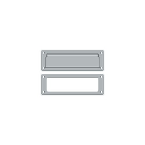 Deltana MS626U26D Mail Slot 8-7/8" with Interior Frame in Brushed Chrome