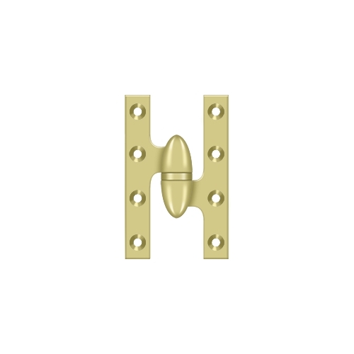 5" x 3-1/4" Hinge in Polished Brass