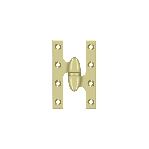 5" x 3-1/4" Hinge in Unlacquered Brass Unlaquered