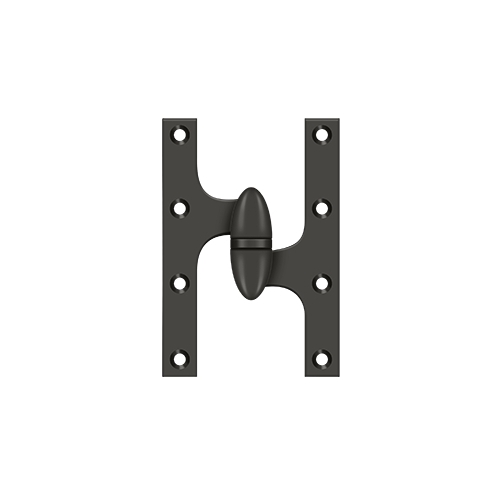 6" Height X 4" Width Olive Knuckle Door Hinge With Ball Bearing Right Hand Oil Rubbed Bronze