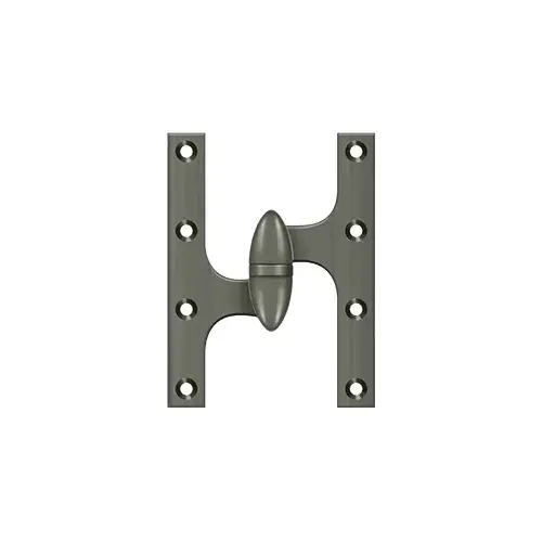 6" x 4-1/2" Hinge in Antique Nickel