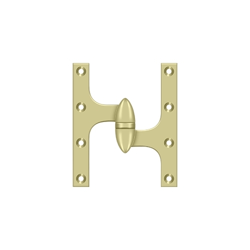 6" Height X 5" Width Olive Knuckle Door Hinge With Ball Bearing Right Hand Unlaquered