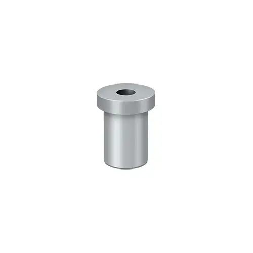 1-1/4" Height Pivot Base For Stone Floor Brushed Chrome