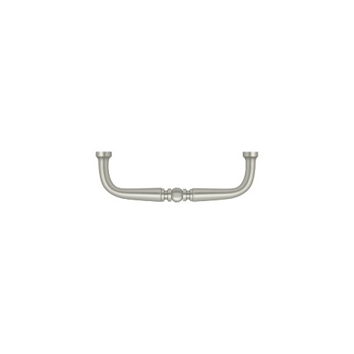 Wire Pull, Traditional, 3-1/2" in Brushed Nickel