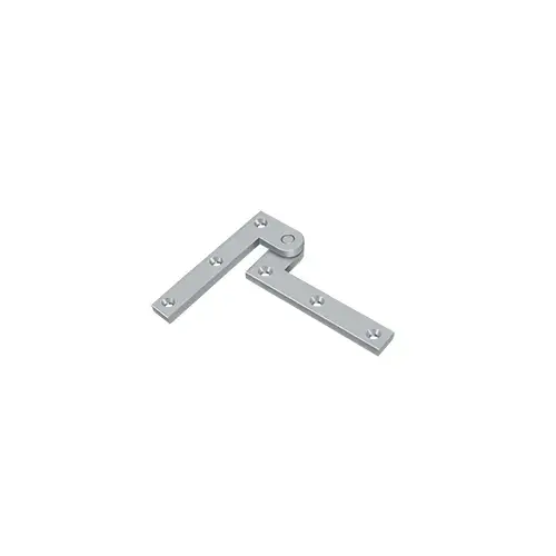 3-7/8" x 5/8" x 1-5/8" Hinge in Brushed Chrome Pair