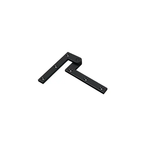 4-3/8" x 5/8" x 1-7/8" Hinge in Paint Black Pair