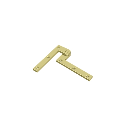 4-3/8" x 5/8" x 1-7/8" Hinge in Polished Brass Pair