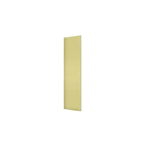 Deltana PP3515U3 Push Plate 3-1/2" x 15" in Polished Brass