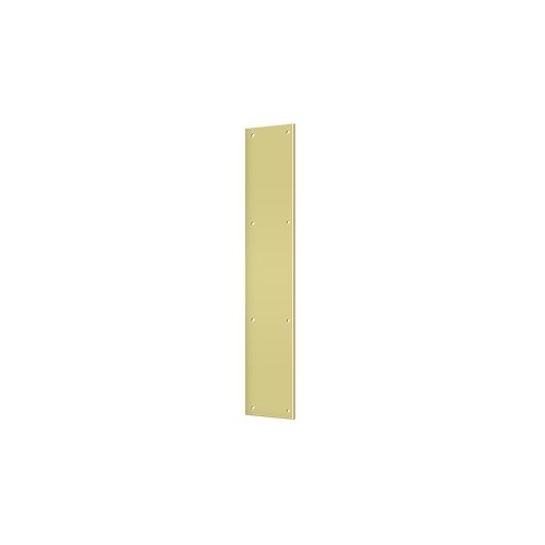 Push Plate 3-1/2" x 20" in Polished Brass