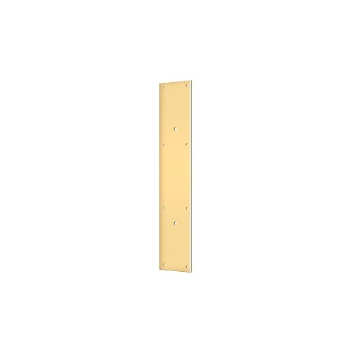 20" Height Push Plate For Door Pull Lifetime Polished Brass