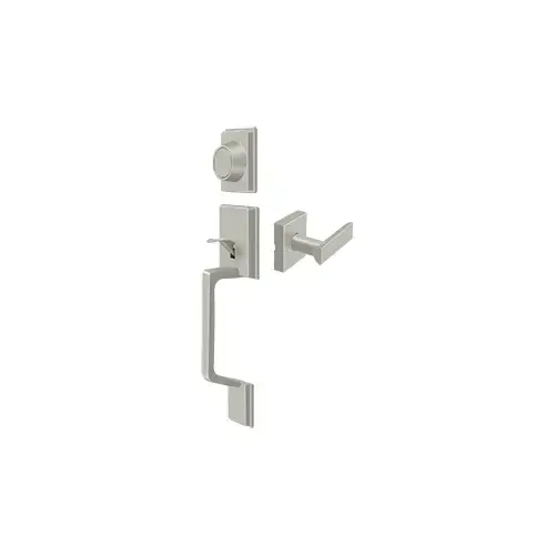 Port Royal Series Highgate Handleset With Livingston Lever Dummy Satin Nickel