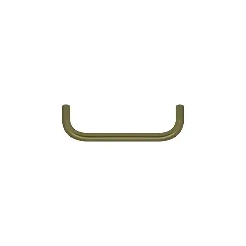 Wire Pull, 4" in Antique Brass