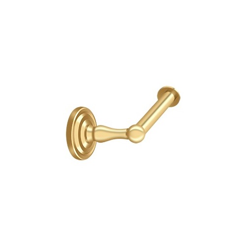 Deltana R2001-CR003 R-Series Toilet Paper Holder Single Post "L" Lifetime Polished Brass