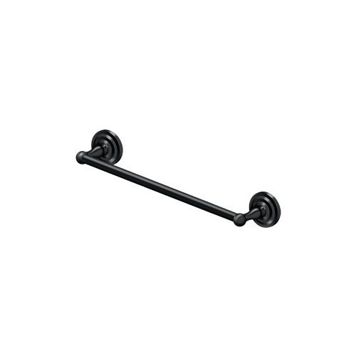 18" Towel Bar, R-Series in Paint Black