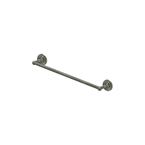 24" Center To Center R-Series Bathroom Towel Bar Single Antique Nickel