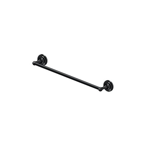 24" Towel Bar, R-Series in Paint Black