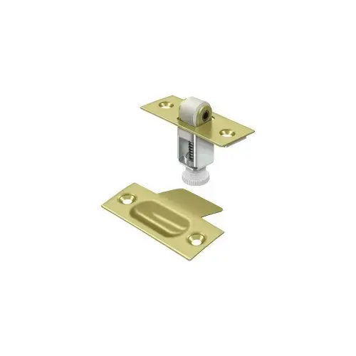 Roller Catch in Polished Brass