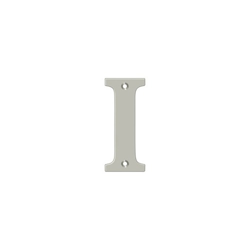 Solid Brass House Letter Satin Nickel - pack of 10