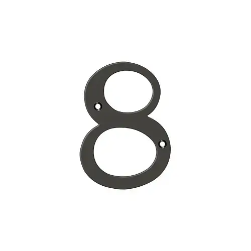 6" Height Residential House Number Number 8 Oil Rubbed Bronze