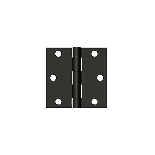 3" x 3" Square Hinge in Oil-rubbed Bronze Pair