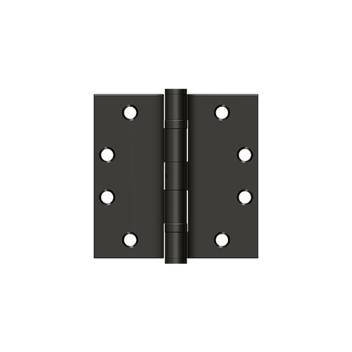 4-1/2" x 4-1/2" Square Hinge, HD, Ball Bearings in Oil-rubbed Bronz - 2 per pack x10 packs