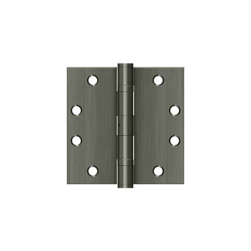 4-1/2" x 4-1/2" Square Hinge, HD, Ball Bearings in Antique Nicke - 2 per pack x10 packs