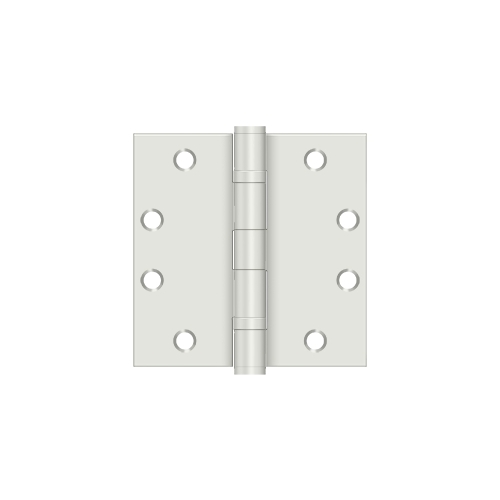 4-1/2" x 4-1/2" Square Hinge, HD, Ball Bearings in Prime Coat White Pair