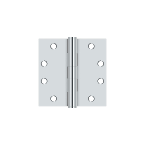 4-1/2" x 4-1/2" Square Hinges, HD in Polished Chrom - 2 per pack x10 packs