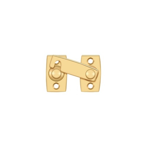 Shutter Bar/Door Latch 1-3/8" in PVD Polished Brass