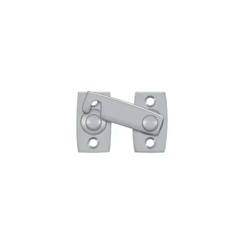 Shutter Bar/Door Latch 1-3/8" in Brushed Chrome