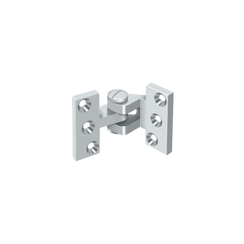 Intermediate Hinge; Bright Chrome Finish Pair