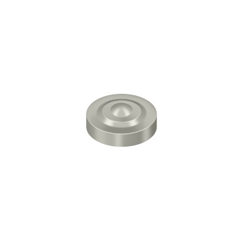 Screw Cover; Round; Dimple; 1" Diameter; Satin Nickel Finish