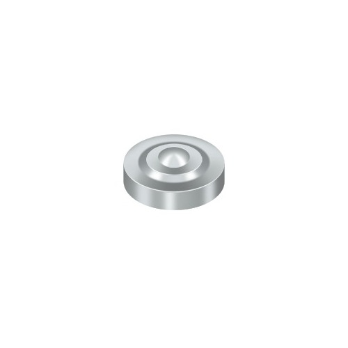 1" Diameter Round Cover Caps For Screw Heads Dimpled Chrome