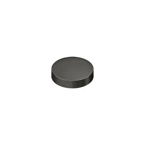 Deltana SCF100U10B 1" Diameter Round Cover Caps For Screw Heads Flat Oil Rubbed Bronze