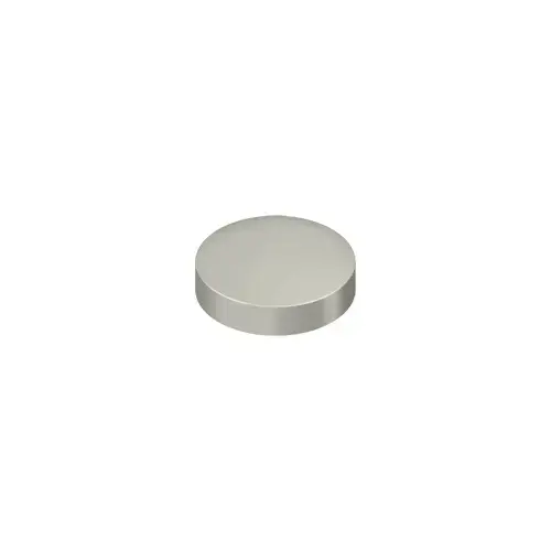 Deltana SCF100U15 1" Diameter Round Cover Caps For Screw Heads Flat Satin Nickel