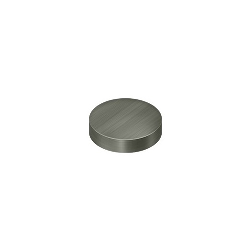 1" Diameter Round Cover Caps For Screw Heads Flat Antique Nickel